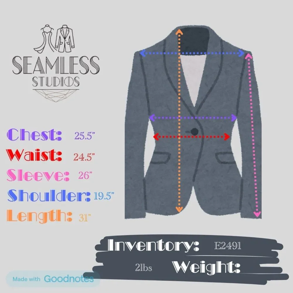 Lauren Ralph Lauren 48R Gray Houndstooth 2-Button Single-Vent Sports Coat
